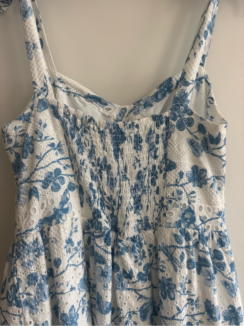 Sophia Rose Floral Eyelet Midi Dress - Picture 7 of 10